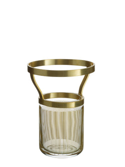 Omnia Silhouette Gold Vase - Small