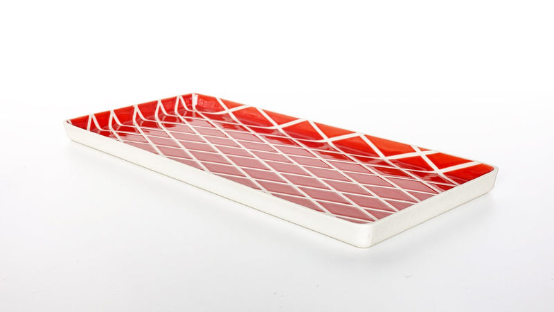 rectangular porcelain tray platter
